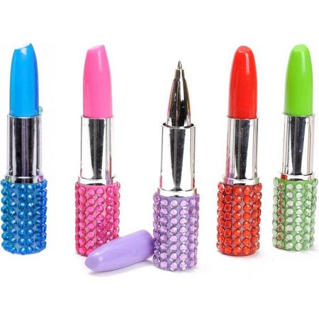 Lippenstift Balpen | Lipstick Pen | Lightfight | Uitdelen | 5 stuks